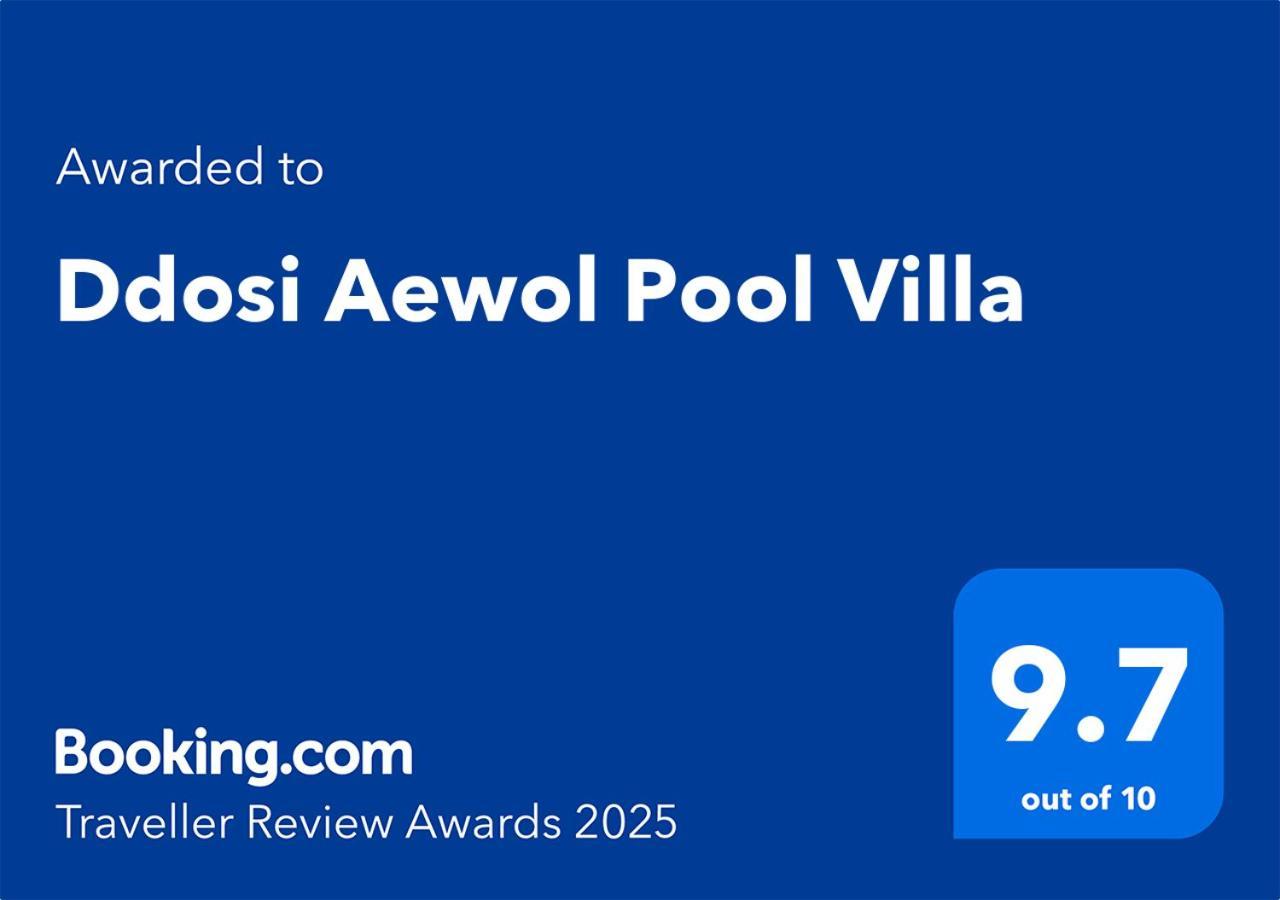 Ddosi Aewol Pool Villa Jeju Bagian luar foto